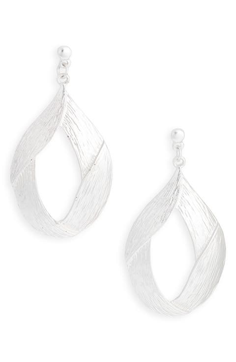 Open Teardrop Earrings