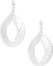 Karine Sultan Open Teardrop Earrings