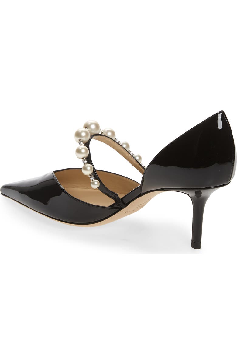 Jimmy Choo Aurelie Imitation Pearl Strap Pointed Toe Pump, Alternate, color,