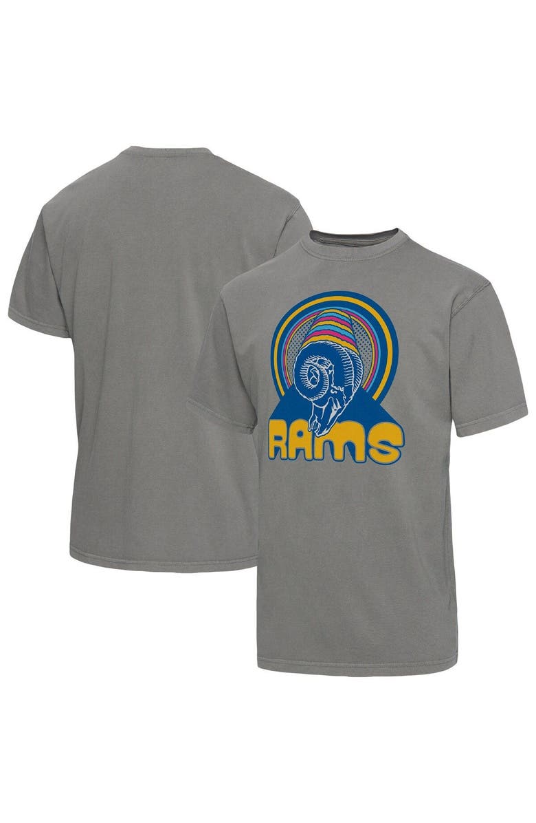 Junk Food Men's Junk Food Graphite Los Angeles Rams Wonderland Infinity Vibe T-Shirt, Main, color, Graphite