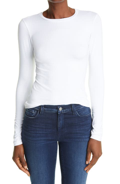 Tess Long Sleeve Stretch Jersey Top