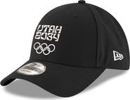 New Era Men's New Era Black Utah 2034 9FORTY Adjustable Hat