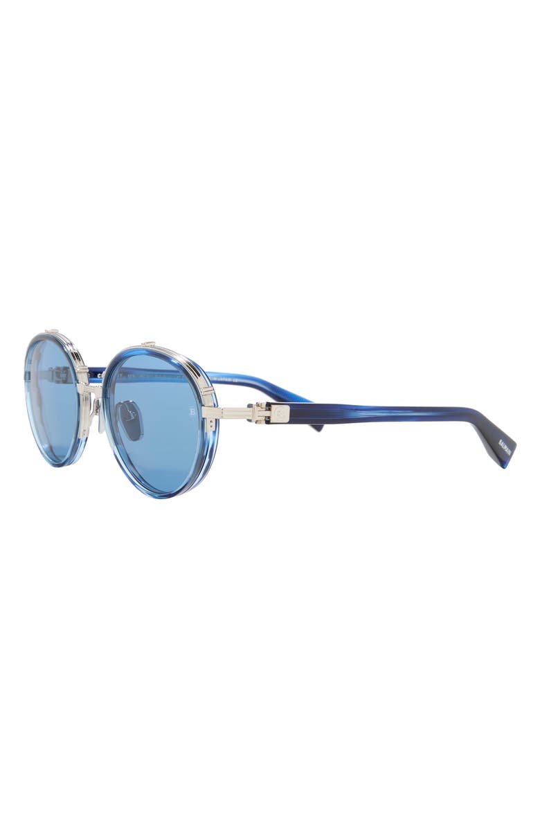Balmain 51mm Round Novelty Sunglasses, Alternate, color,