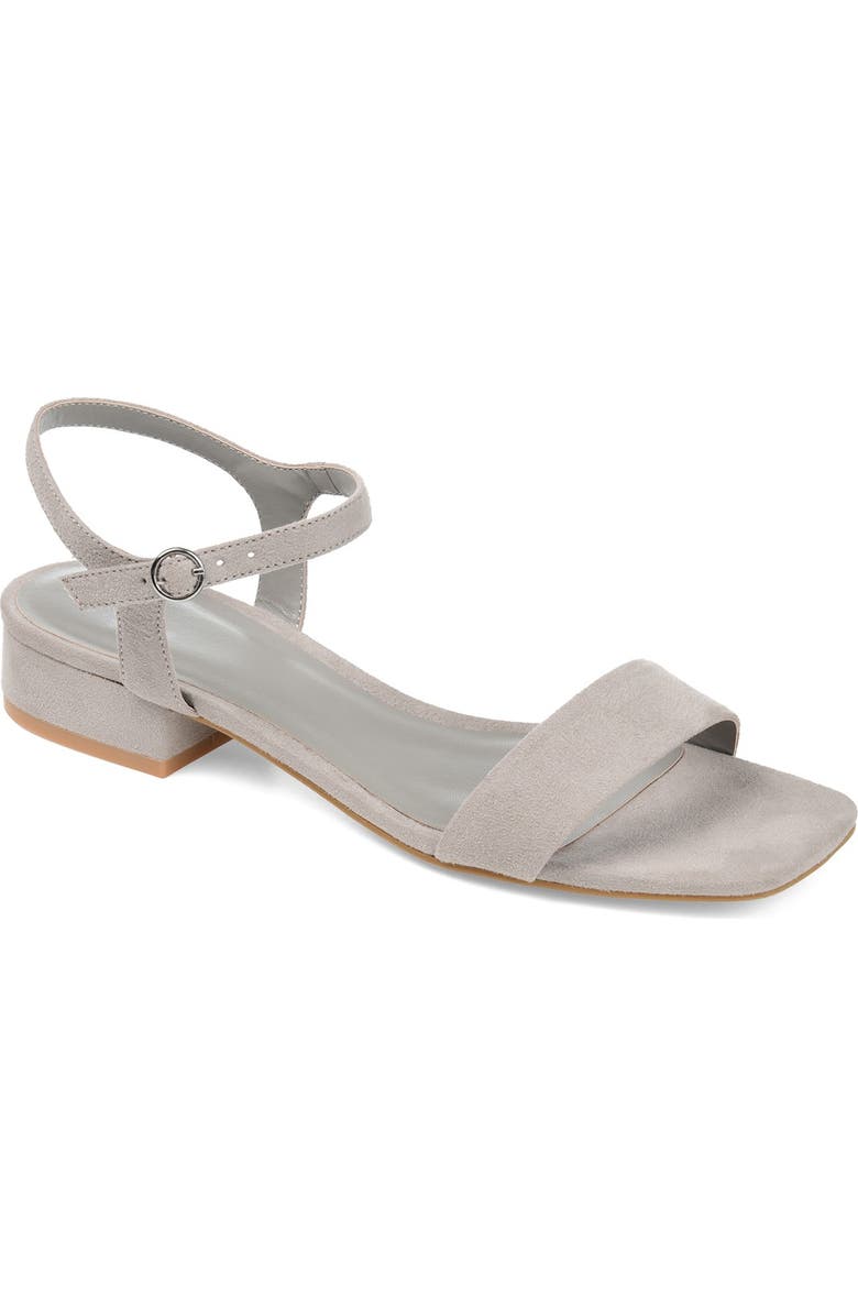Journee Collection JOURNEE Beyla Open Toe Sandal, Main, color, Grey