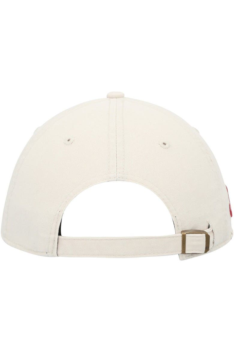 Men's '47 Cream Alabama Crimson Tide Crossroad MVP Adjustable Hat, Alternate, color, Cream