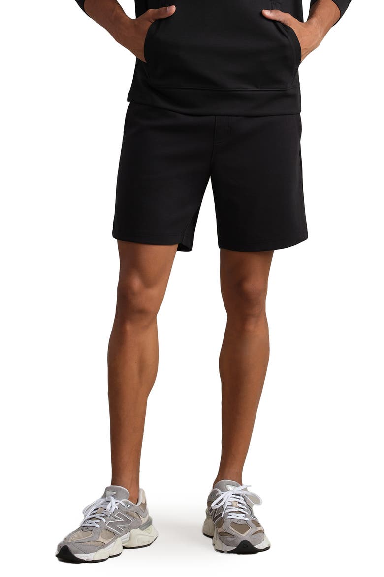 Dreamstate Drawstring Shorts, Main, color, PURE BLACK