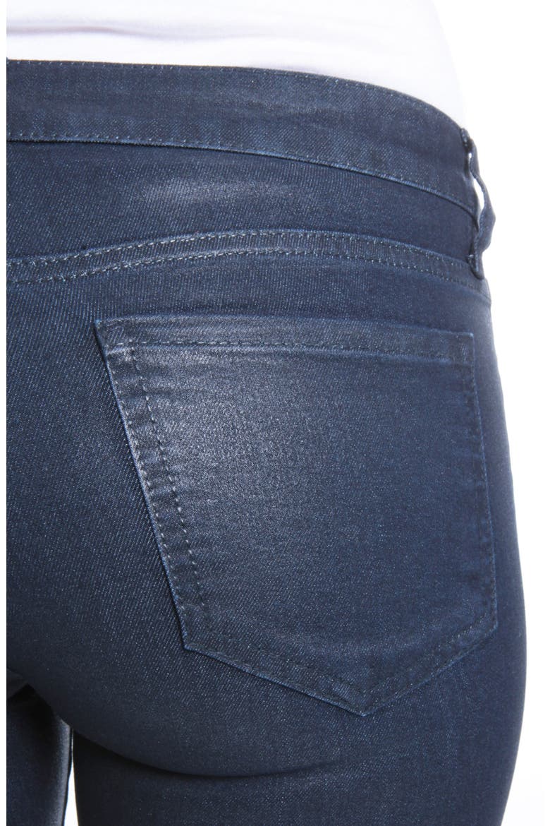 Mia Navy Coated Jeans, Alternate, color, NAVY
