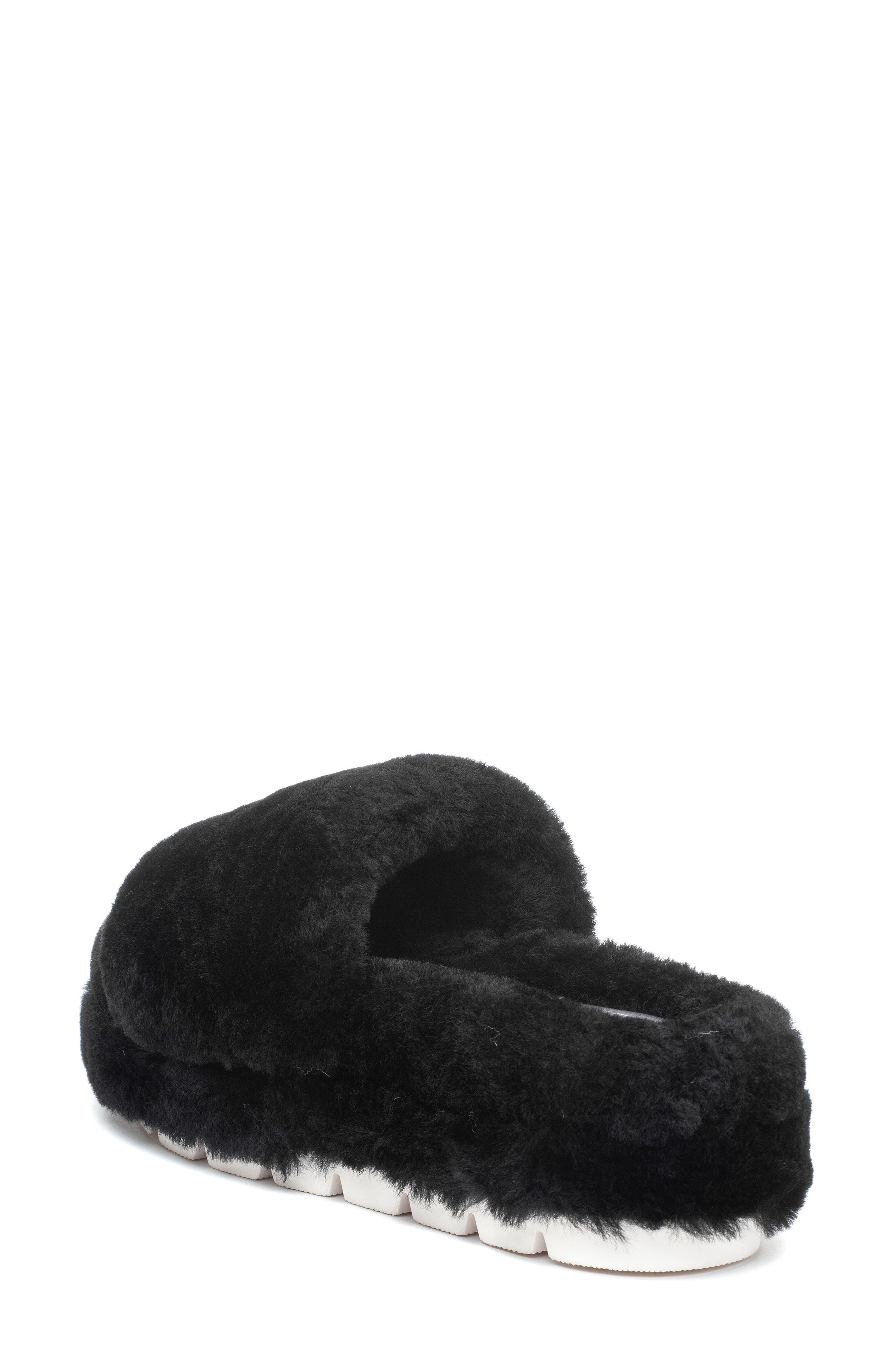 JSlides Bryce Genuine Shearling Platform Slipper, Alternate, color, 