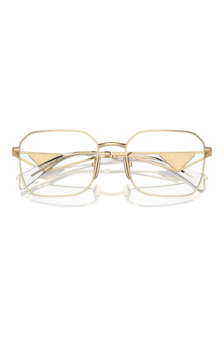 55mm Irregular optical glasses, Alternate, color, PALE GOLD