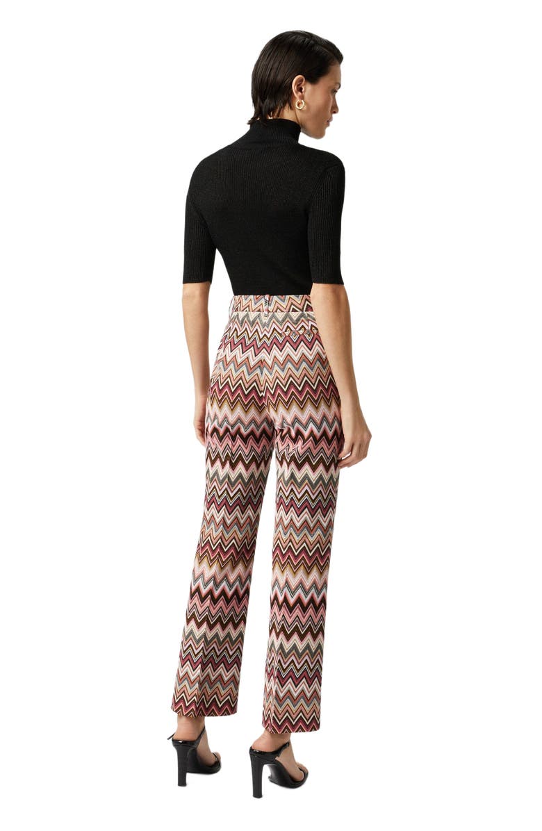 Missoni Classic Zig Zag Trousers With Cropped Hem, Alternate, color, Multicoloured