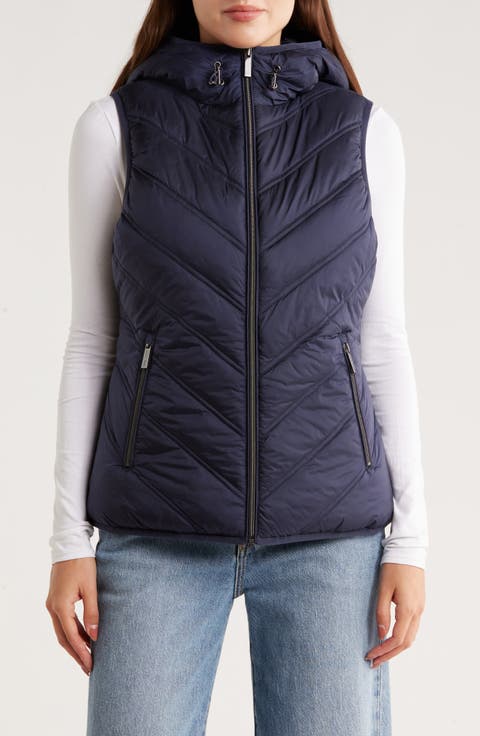 Water Resistant Reversible Packable Quilted Vest