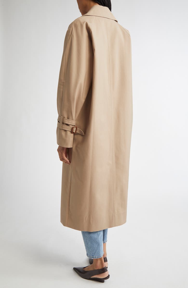 TOTEME Signature Water Repellent Trench Coat, Alternate, color, Khaki