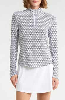Callaway Geometric Chevron Quarter Zip Pullover