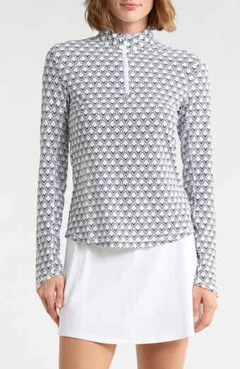 Callaway Geometric Chevron Quarter Zip Pullover