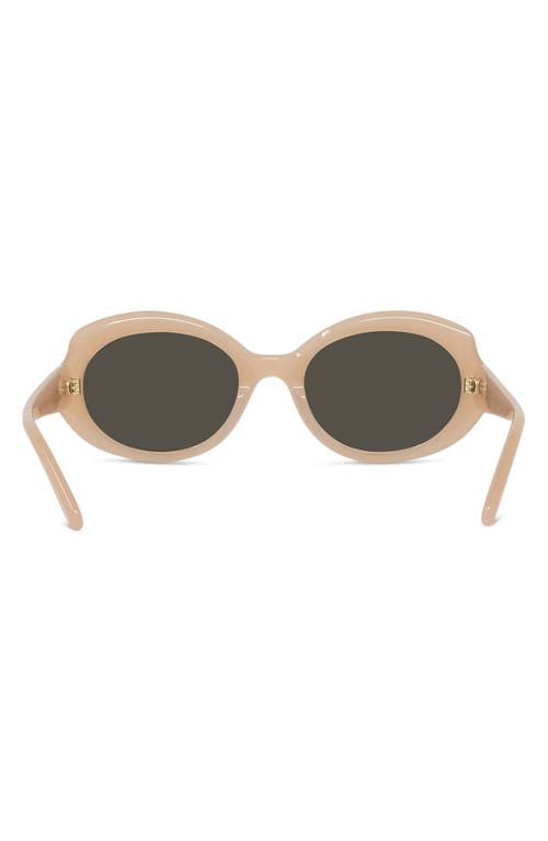 Loewe Thin Mini 54mm Oval Sunglasses In Neutral