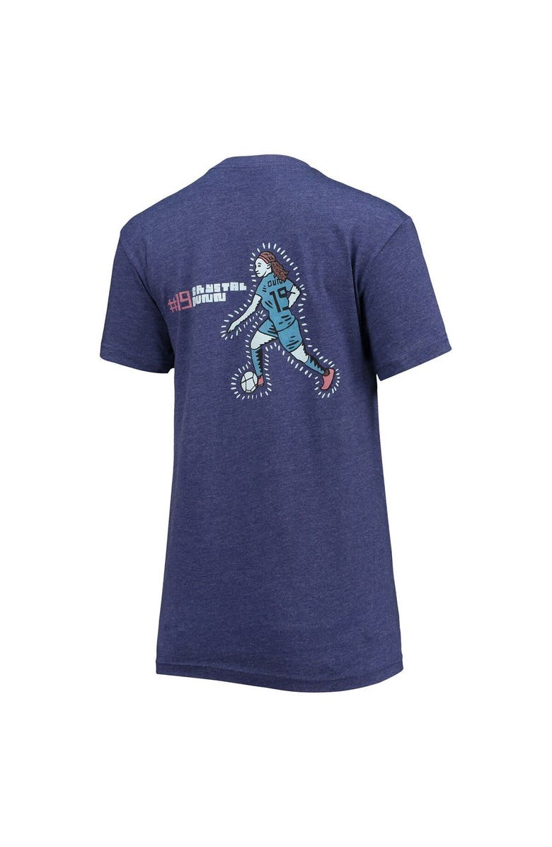 round21 Women's round21 Crystal Dunn Navy USWNT One Team One Goal T-Shirt, Alternate, color, 