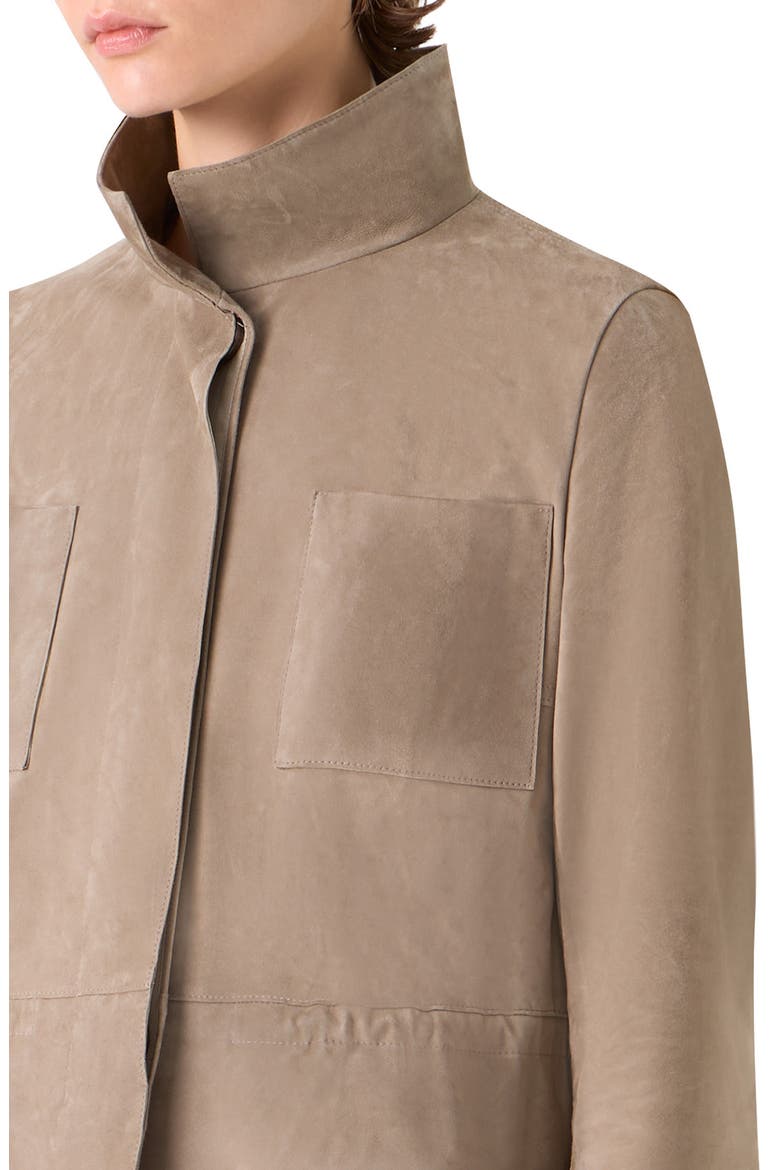 Chianti Suede Jacket, Alternate, color, TAUPE
