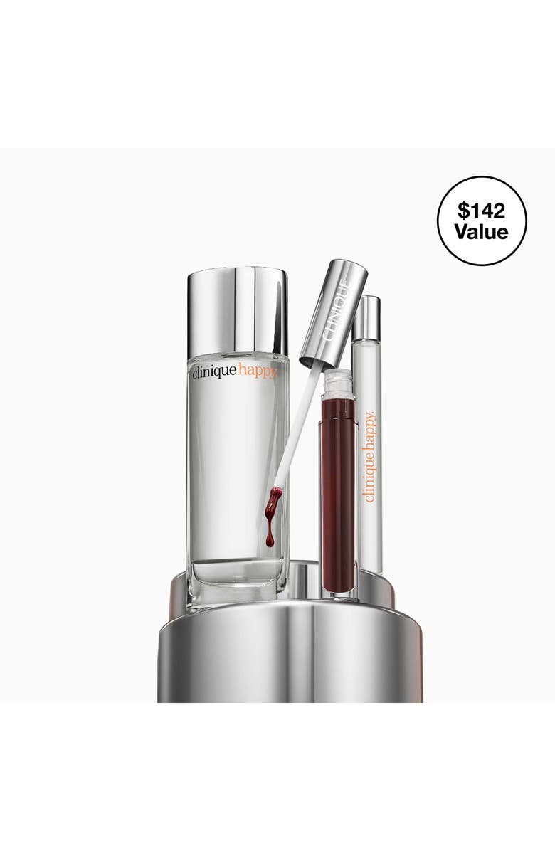Clinique Perfectly Happy Perfume & Lip Gloss Set $142 Value, Alternate, color, 