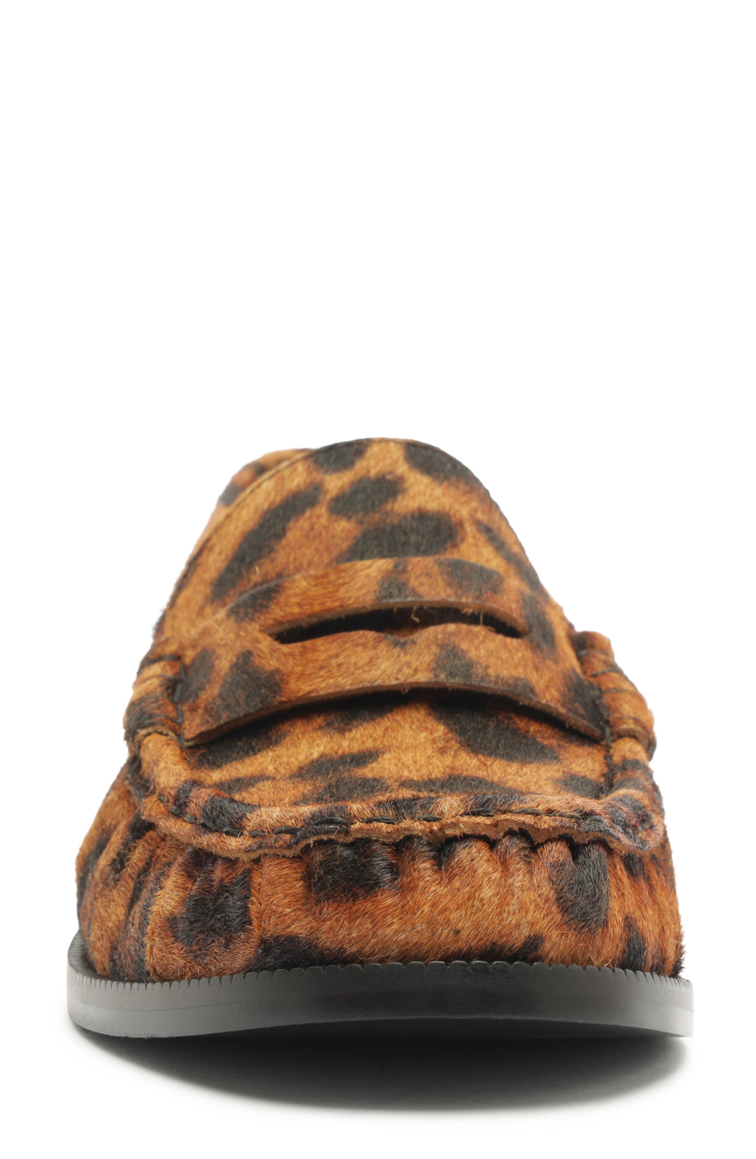 Tyche Penny Loafer, Alternate, color, ANIMAL PRINT