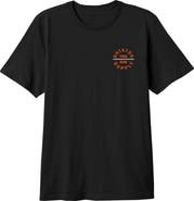 Brixton Oath V Cotton Graphic T-Shirt