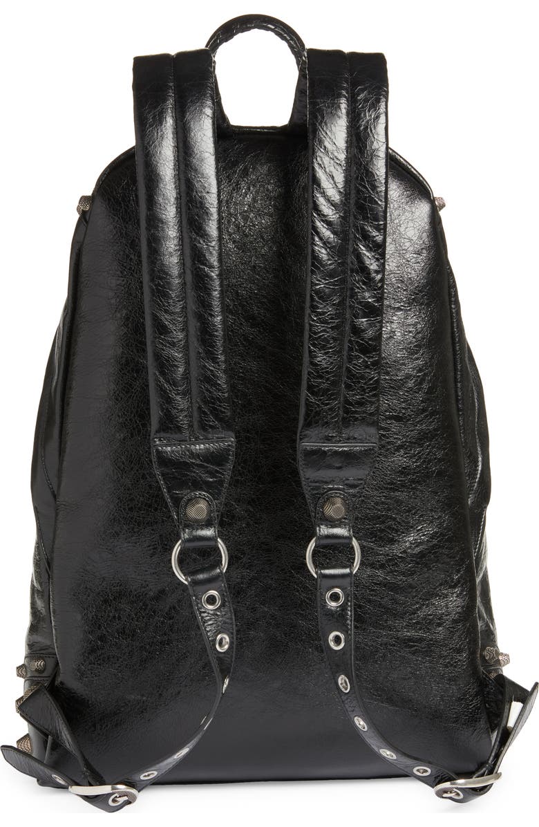 Balenciaga Medium Le Cagole Leather Backpack, Alternate, color,