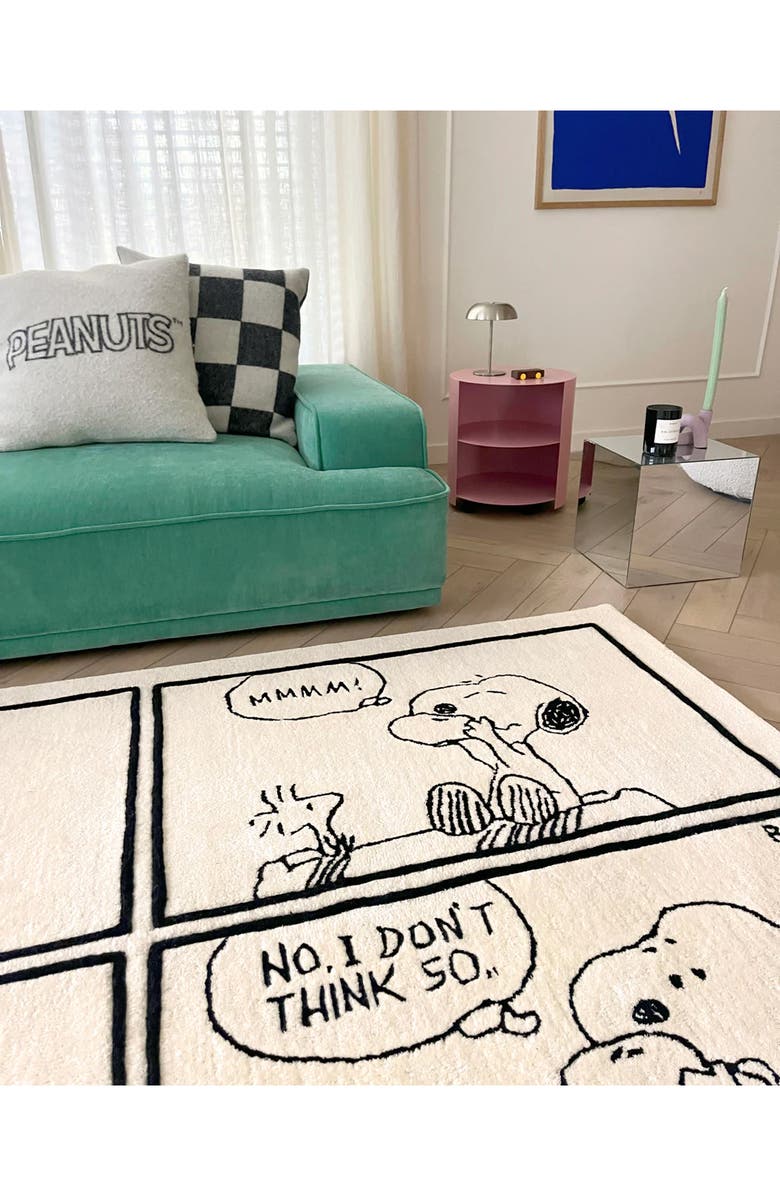 Maison Deux Peanuts Hug Cushion Cover, Alternate, color,