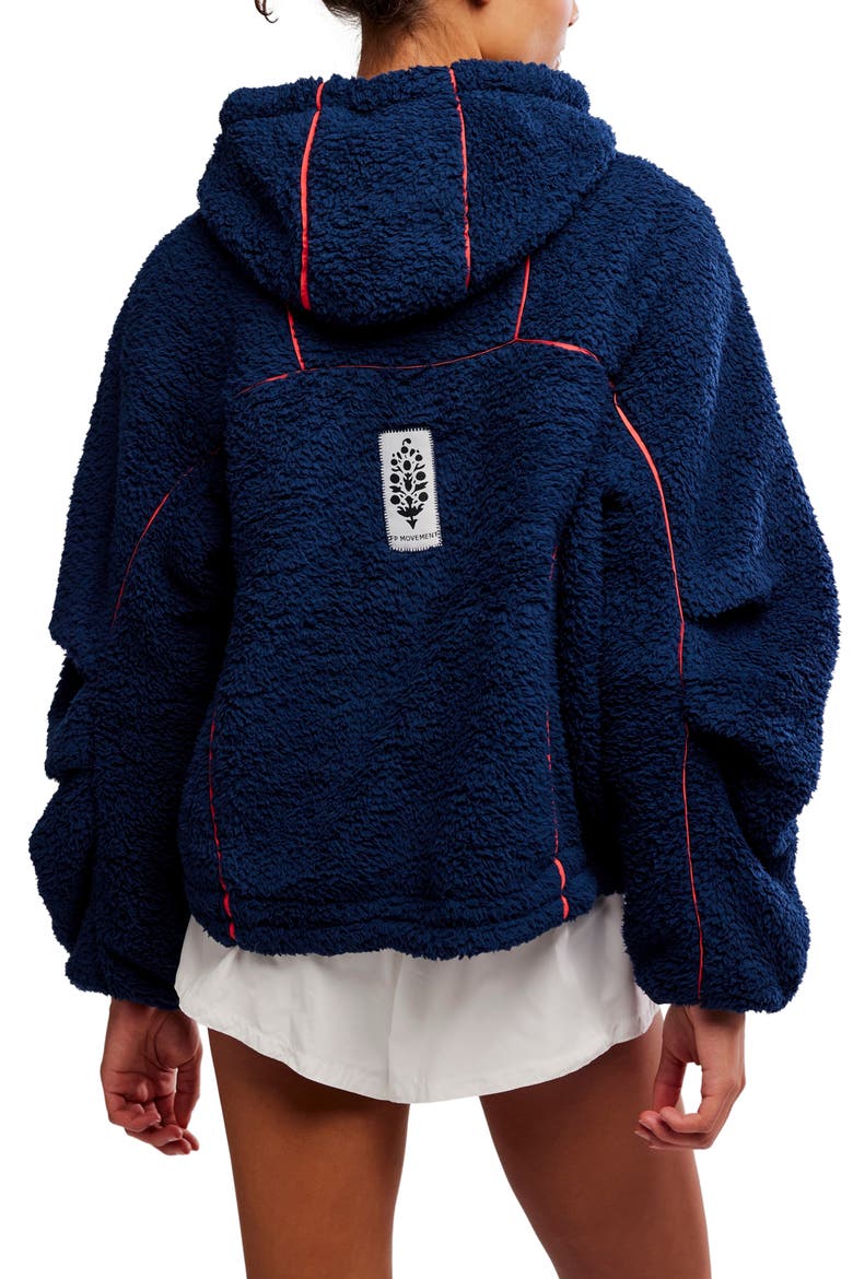 FP Movement Free Flow Fleece Hoodie, Alternate, color, MIDNIGHT NAVY