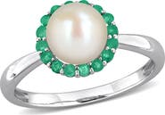 DELMAR Semiprecious Stone & Cultured Pearl Ring