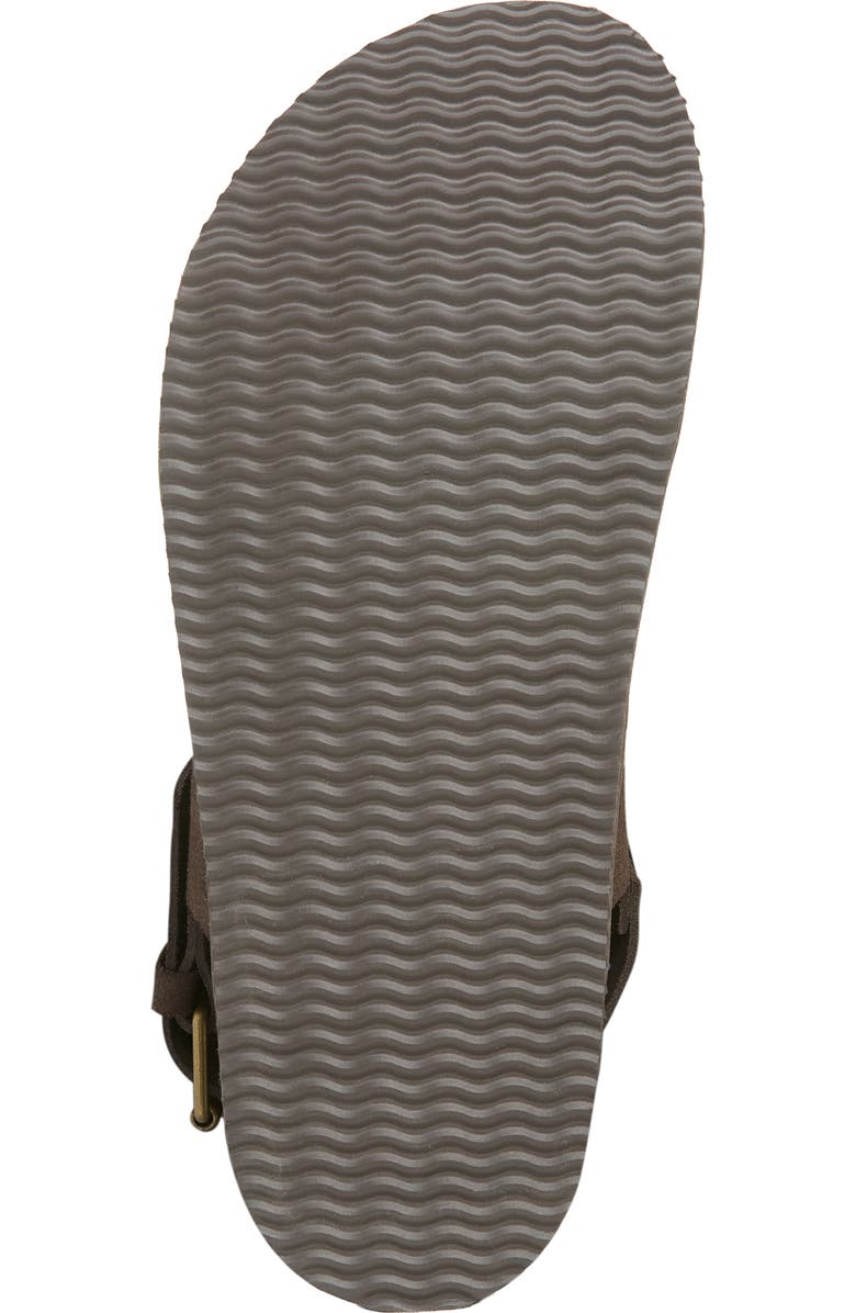 Celtic & Co. Double Strap Sandal, Alternate, color, Chocolate Brown