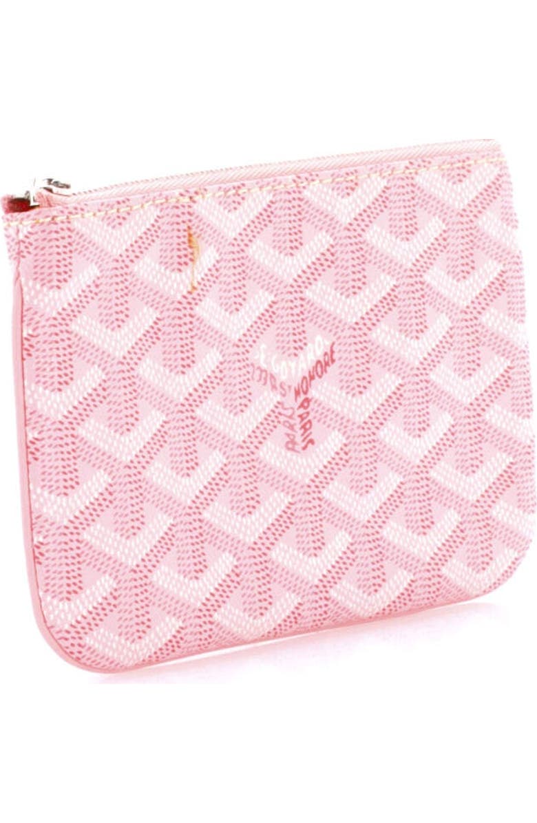 Pre-Owned Goyard Senat Zip Pouch Coated Canvas Mini, Alternate, color,