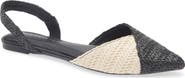 Tahari Two-Tone Slingback Flat