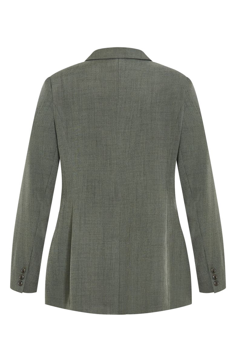 City Chic Blakely Blazer, Alternate, color, Olive