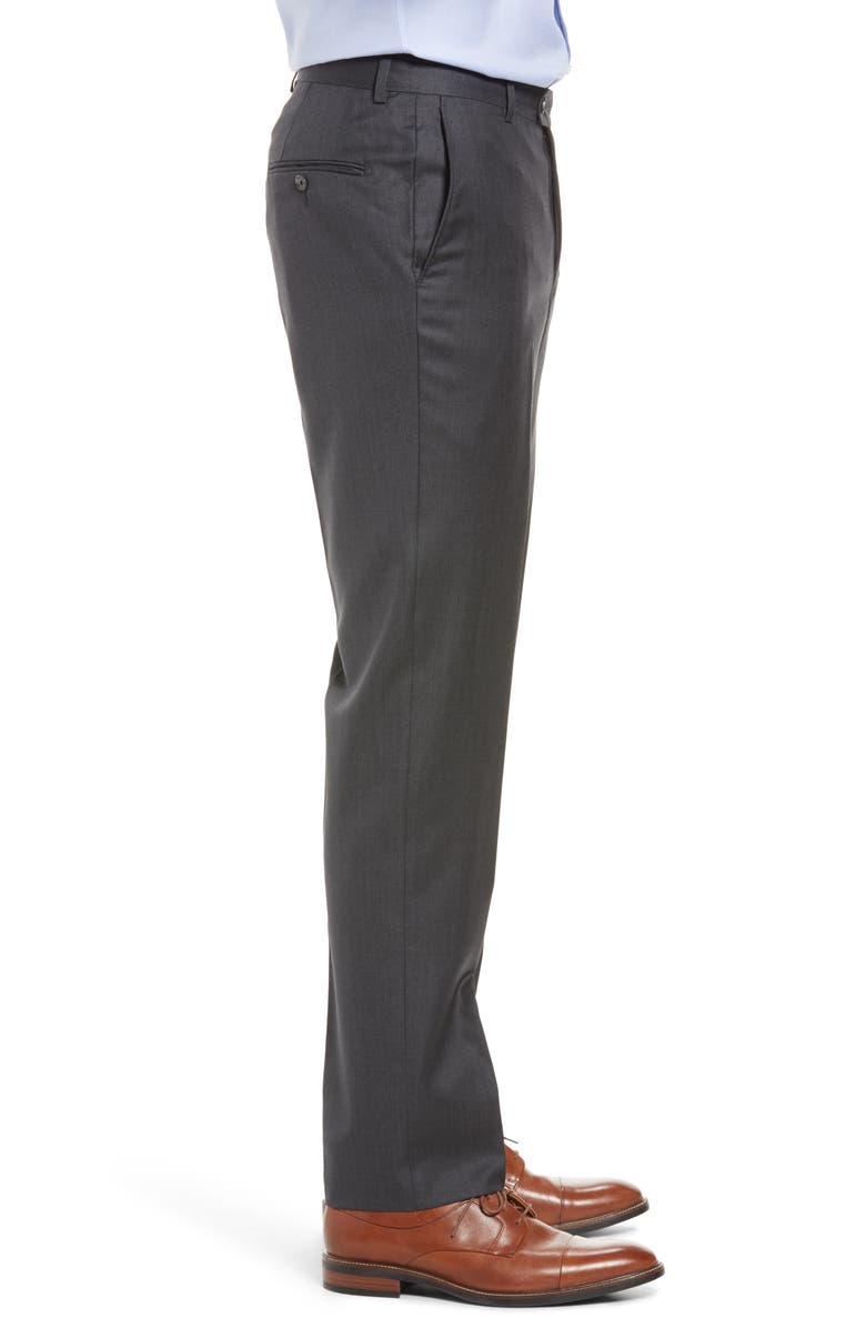 Heritage Gold Honeyway Flat Front Pants, Alternate, color, Charcoal