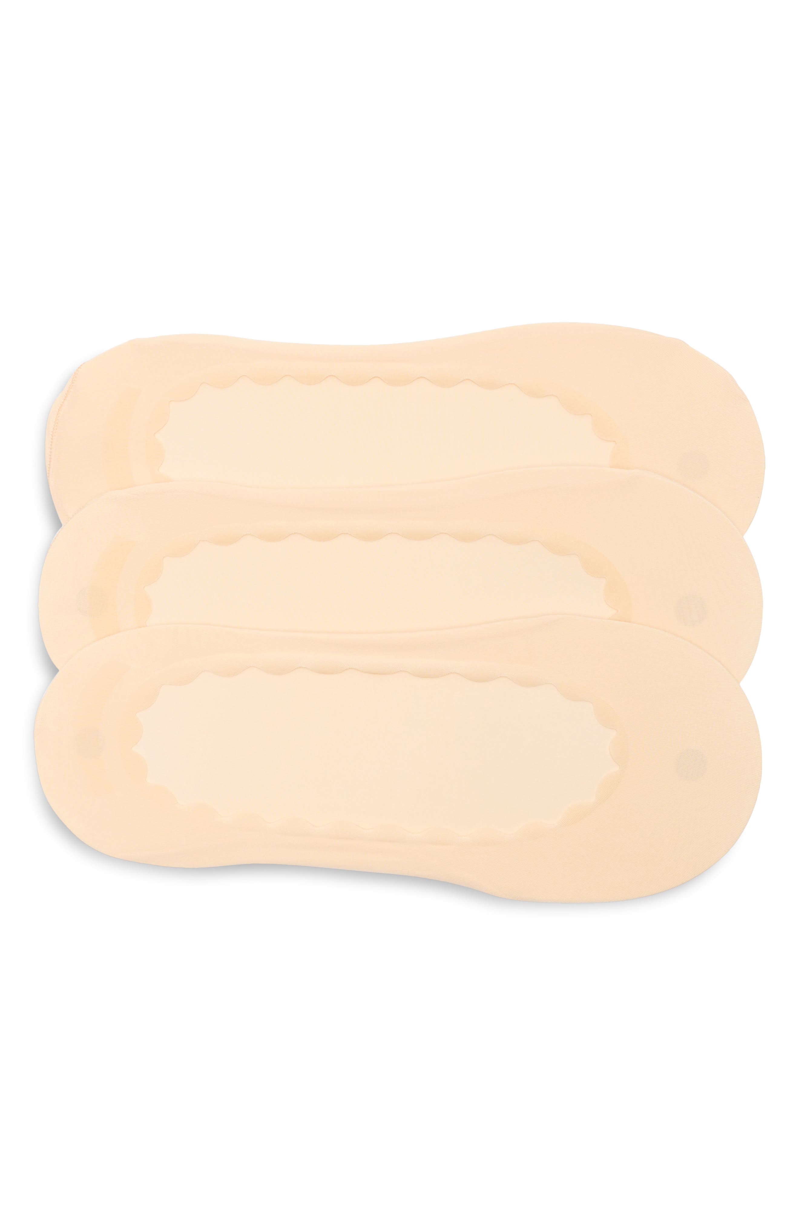 NORDSTROM RACK 3-Pack Scallop Liner Socks