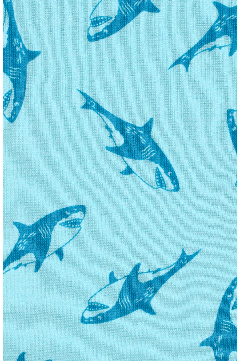 Shark 2-Piece Cotton Pajamas, Alternate, color, MULTI
