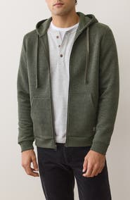 Marine Layer Corbet Quilted Zip-Up Hoodie