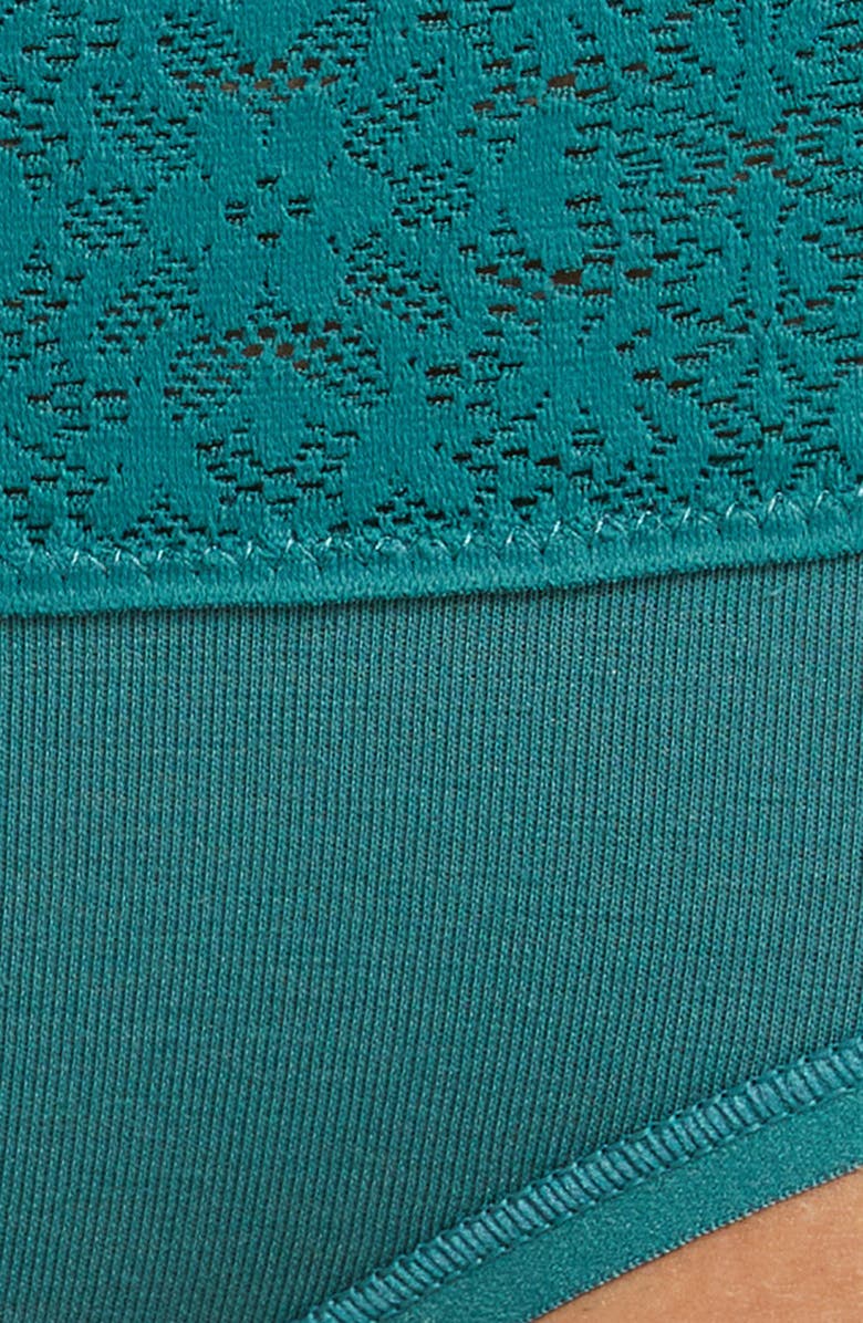 Tommy John Cool Cotton & Lace Briefs, Alternate, color, 