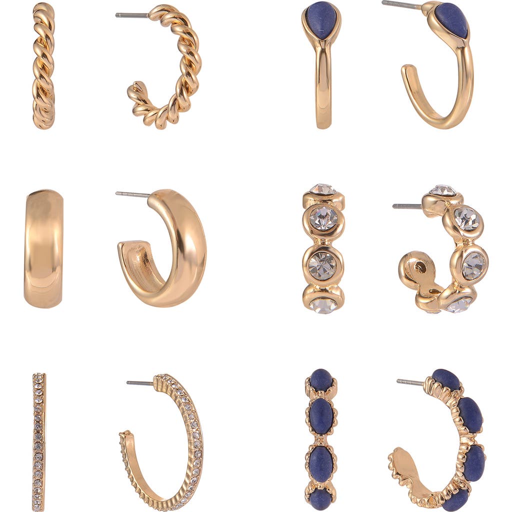Rachel Rachel Roy Set Of 6 Hoop Earrings