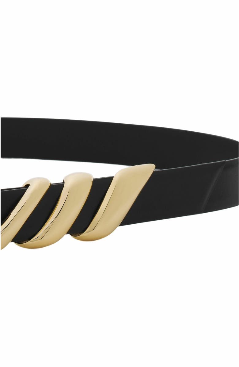Lanvin Mélodie Ribbon Leather Belt, Alternate, color,