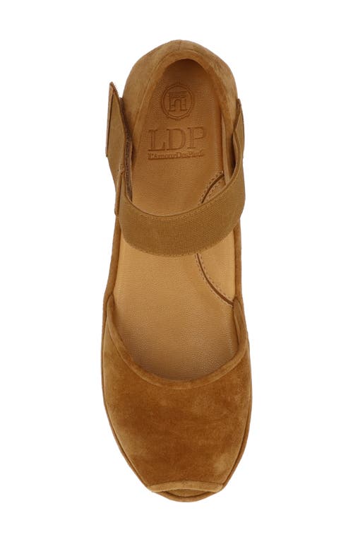 L'amour Des Pieds Amadour Platform Sandal In Brown