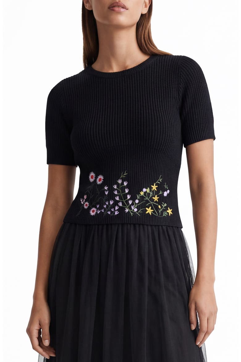 Analise Sweater Top, Main, color, BLACK