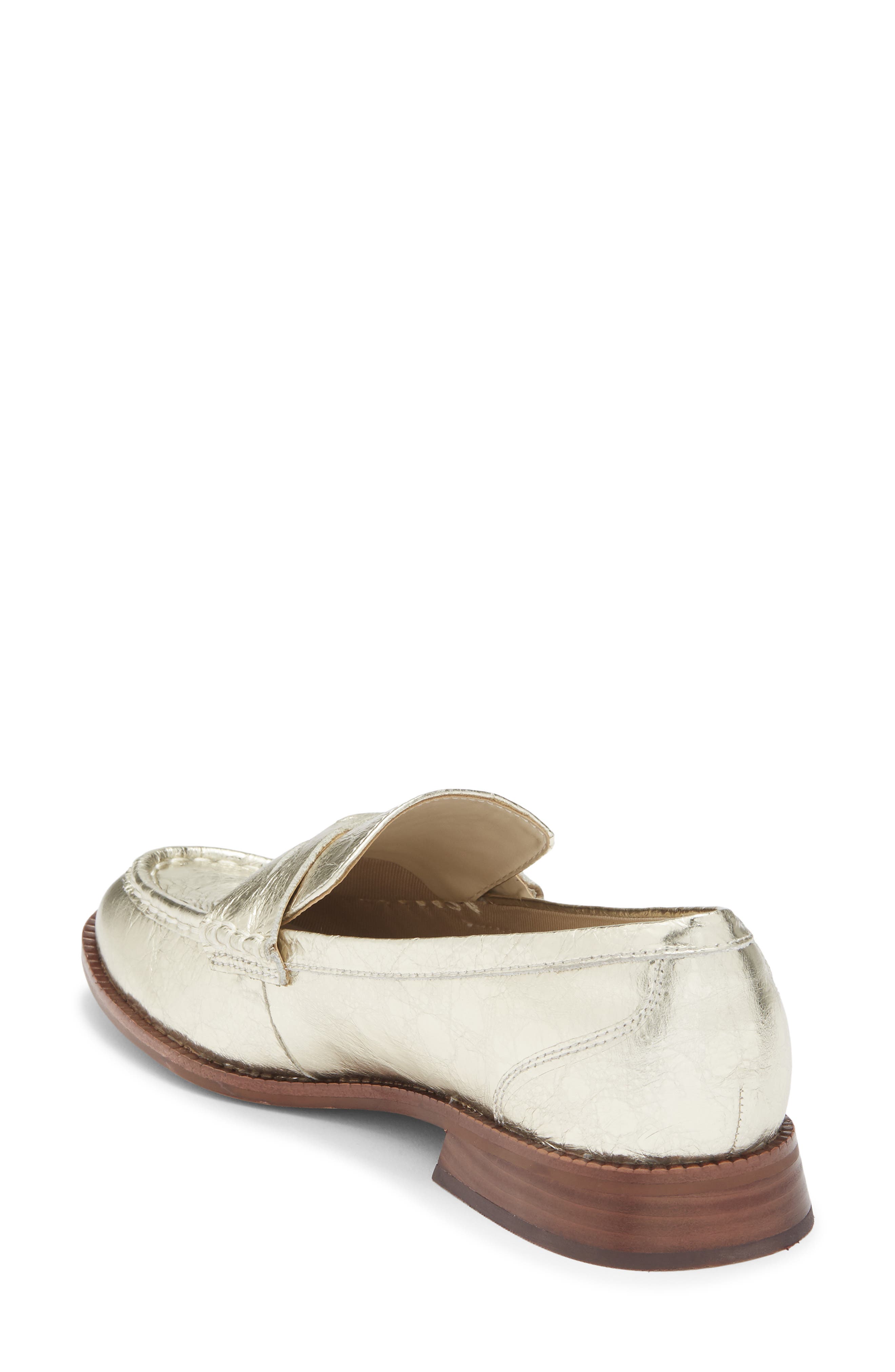 Dolce Vita Hillly Penny Loafer - Wide Width, Alternate, color, Platinum Coin