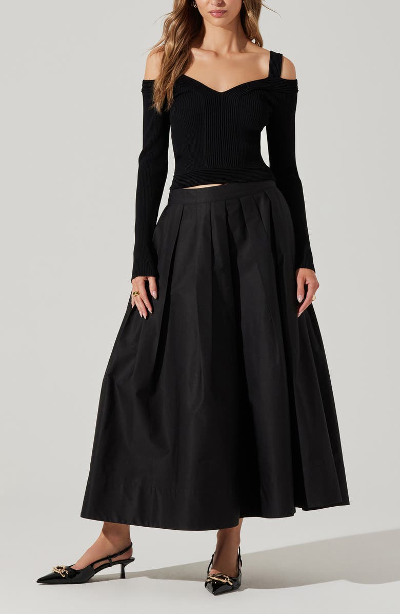 ASTR the Label Pacey Cold Shoulder Sweater, Alternate, color, 