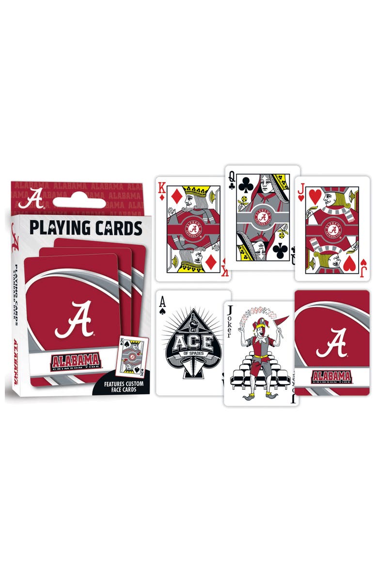Alabama Crimson Tide Playing Cards, Alternate, color, Multicolor