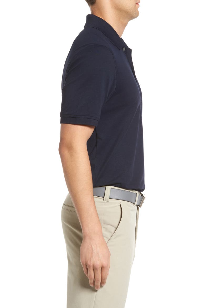 Advantage Tri-Blend Piqué Polo, Alternate, color, LIBERTY NAVY