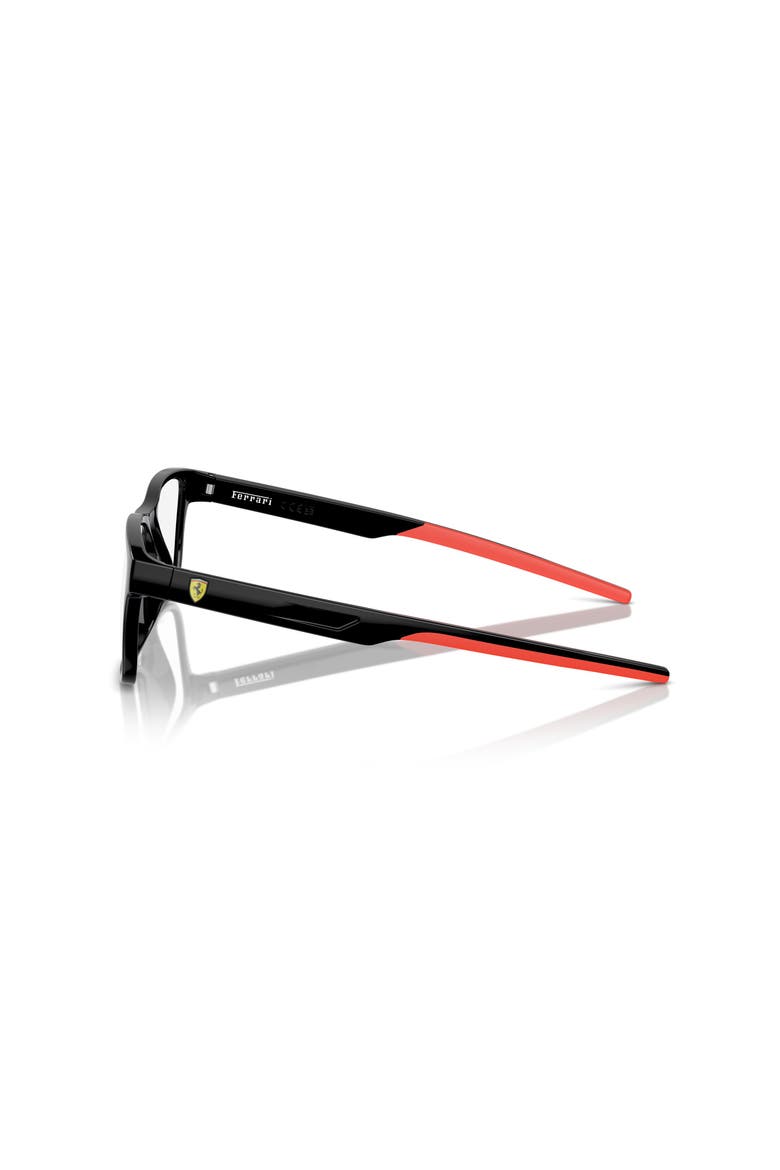 54mm Rectangle optical glasses, Alternate, color, Black