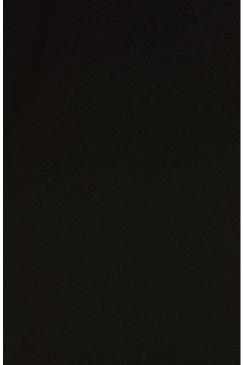 Collina Ruched Long Sleeve Midi Dress, Alternate, color, BLACK