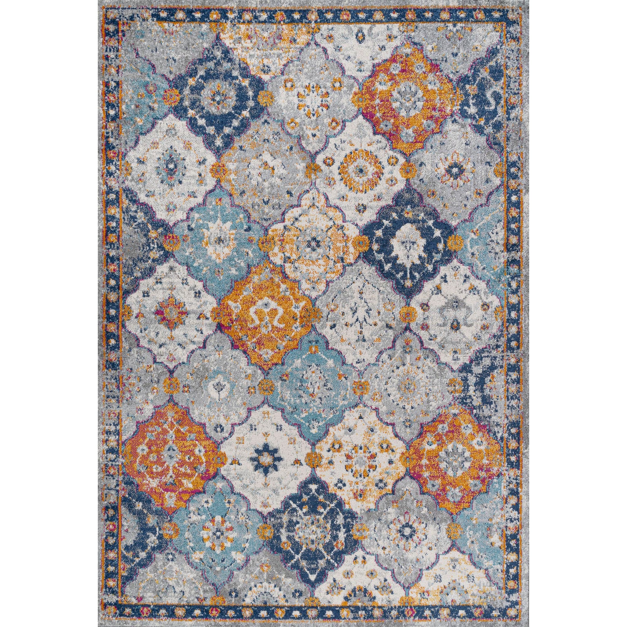 selected Light Gray/Blue/Orange