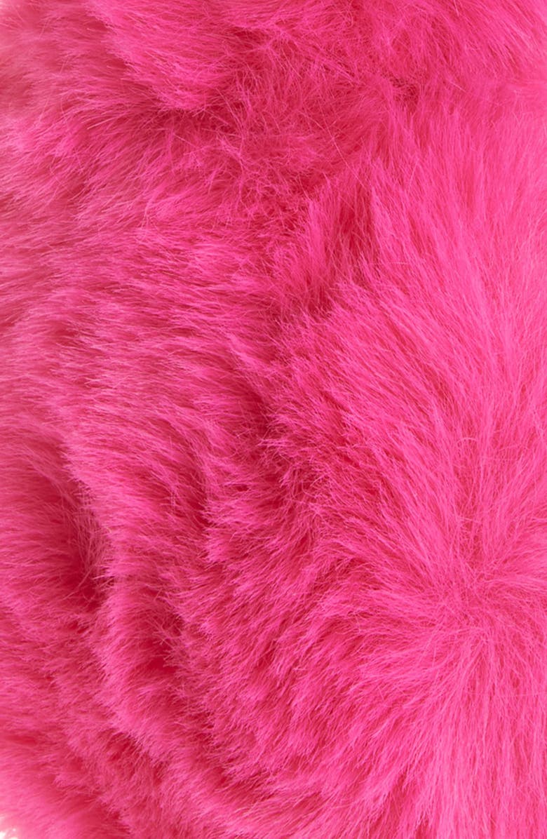 Kate Spade New York faux fur ear muffs, Alternate, color, Marker Pink