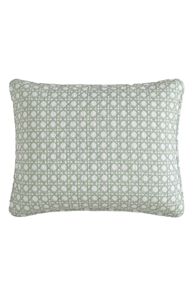 Tommy Bahama Diamond Isle Cotton Quilt & Sham Set, Alternate, color, Lt-Pastel Green